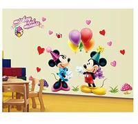 Mickey la souris Minnie Mouse Pluton Disney Autocollant mural Mural Art Déco Accueil Décoration murale Décoration Décalcomanies Chambre de bébé