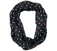 Mickey & Minnie Mouse Minnie Mouse - Pois & Nœuds Unisexe Foulard noir one size 100% Polyester