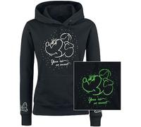 Mickey & Minnie Mouse So Sweet Femme Sweat-Shirt à Capuche Noir