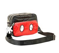 Mickey Mouse Air-Sac à Bandoulière IBiscuit Padding, Noir