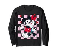 Mickey Mouse And Minnie Hug Valentine Manche Longue