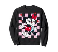 Mickey Mouse And Minnie Hug Valentine Sweatshirt