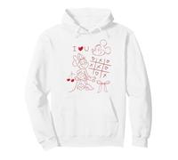 Mickey Mouse And Minnie I Love You Valentine Sweat à Capuche