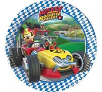 Mickey Mouse And The Roadster Racers - Assiettes jetables, papier pack de 8 SG31997 (taille unique) (Coloré)