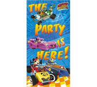 Mickey Mouse And The Roadster Racers - Poster de porte "La fête est ici" SG32586 (150 cm x 75 cm) (Coloré)