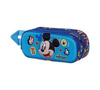 Disney Trousse double Mickey Mouse Blissy 3D Orange