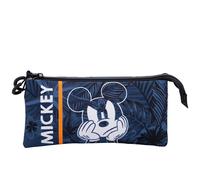 Mickey Mouse Blue Trousse Triple HS, Bleu Foncé Bleu
