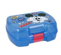 Mickey Mouse Boite à Goûter pour Enfant en Plastique Ultra Solide Bleu ciel
