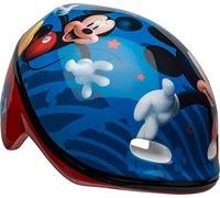 Mickey Mouse Casque de vélo pour enfant Motif rayures étoilées