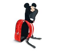 Disney Sac à dos à capuche Mickey Mouse Clever 26 x 31 cm Capacité 8,5 L Noir