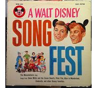 MICKEY MOUSE CLUB A WALT DISNEY SONG FEST vinyl record