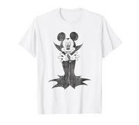 Mickey Mouse Count Dracula T-Shirt, Homme, Blanc, 3XL