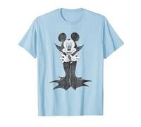 Mickey Mouse Count Dracula T-Shirt, Homme, Bleu Céleste, S