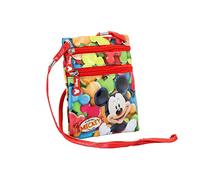 Mickey Mouse Delicious-Sac à Bandoulière Action Mini Vertical, Rouge
