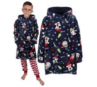 Mickey Mouse Disney bleu marine, sweat / peignoir / couverture enfant avec capuche, Noël 104-116cm 122 cm