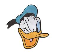 Mickey Mouse Donald Duck - Ecusson thermocollant patches appliques, Taille: 7,4 x 7 cm