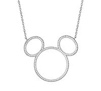 Mickey Mouse Femme Argent sterling Ronde N'est pas applicable Collier - N901861RZWL-18.PH