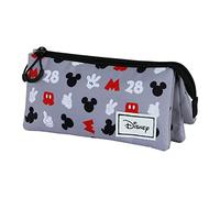 Mickey Mouse Grey-Trousse Triple Fan 2.0, Gris