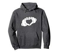 Mickey Mouse Heart Hands Sweat à Capuche
