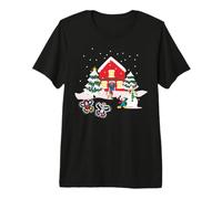Mickey Mouse House Noël T-shirt haut de gamme