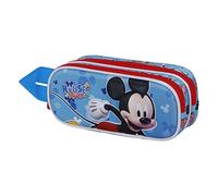 Mickey Mouse House-Trousse 3D Double, Bleu