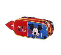 Disney Trousse double 3D Mickey Mouse Joyful Bleu