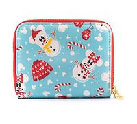 Mickey Mouse Loungefly Mickey & Minnie Snowman Portefeuille pour Femme Multicolore