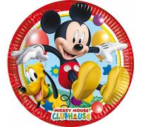 Mickey Mouse Maison des merveilles multicolore Assiette en carton moyenne 20cm