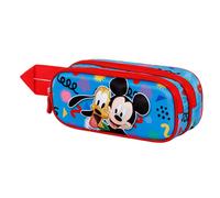 Karactermania Mickey Mouse Mates-Trousse 3D Double, Bleu