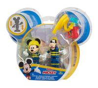 MICKEY MOUSE Mickey Blister 2 figurines articulées 7,5 cm avec accessoires - Asst