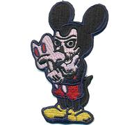 Mickey Mouse Mickey Souris Tête de Mort Masque Rockabilly Patch écusson Moto Death Metal