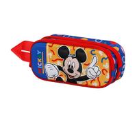 Mickey Mouse Oh Boy Trousse 3D Double, Rouge Rouge