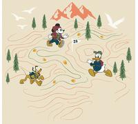 Mickey Mouse Papier Peint Mural 348x279cm Beige Unisexe Disney Enfants Chambre