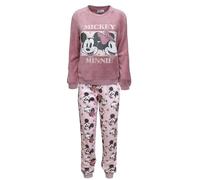 Mickey Mouse, Pyjama Long, Femme (Rose,L)