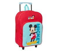 Mickey Mouse Sac à Dos pour Enfant avec Chariot Compact, idéal pour Les Enfants de différents âges, Confortable et Polyvalent, qualité et résistance, 33 x 43 x 15 cm