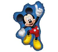 Procos Ballon aluminium Mickey Mouse Disney – Grand, à gonfler à l'air ou à l'hélium, décoration