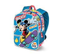 Mickey Mouse Skater-Sac à Dos 3D Petit, Bleu