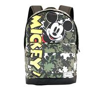 Mickey Mouse Surprise-Sac à Dos HS Fan, Vert Militaire