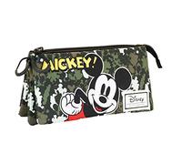 Mickey Mouse Surprise-Trousse Triple Fan, Vert Militaire