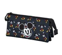 Mickey mouse - Trousse - triple - Ripstop - noir - Looks de Mickey Mouse Noir