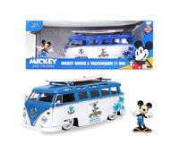 Mickey Mouse & Volkswagen T1 Bus W/ Figurine 1:24 Model Jada Toys