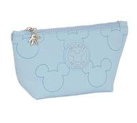 Mickey Teen Snow - Trousse Scolaire pour Enfant avec Porte-Maquillage, idéale pour différents âges, Confortable et Polyvalente, qualité et résistance, 23 x 8 x 12 cm, Couleur Bleu Pastel