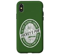 Mickey's Pub Galway, Irlande - Cadeau Eire - Patrimoine Irlandais Coque pour iPhone X/XS