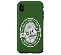 Mickey's Pub Galway, Irlande - Cadeau Eire - Patrimoine Irlandais Coque pour iPhone XS Max