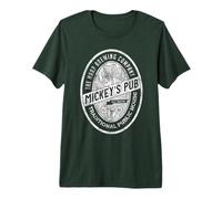 Mickey's Pub Galway, Irlande - Cadeau Eire - Patrimoine Irlandais T-Shirt Haut de Gamme