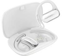 Micmetago Écouteurs traducteur IA Techniques - Bluetooth 5, micros ENC, Traduction Temps réel 144 Langues, Design Open-Ear Ergonomique, Batterie optimisée pour Usage Professionnel intensif