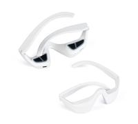 Micmetago Lunettes de massage des yeux premium, chaleur douce et vibrations ciblées, soin délicat du contour des yeux pour un regard reposé et raffiné à domicile