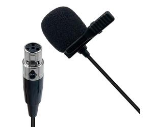 MICMXMO Microphone Cravate Compatible avec Shure GLXD1, PGX1, SC1, SLX émetteur sans Fil, Micro à condensateur Omnidirectionnel (Prise Mini XLR TA4F)