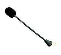 MICMXMO Microphone de Rechange 3,5 mm Boom Compatible avec HyperX Cloud 2 II Wireless Gaming Headset, PS5 Xbox Series X/S Noise Cancelling Mic pour Xbox One PS5 Switch Mac PC Ordinateur