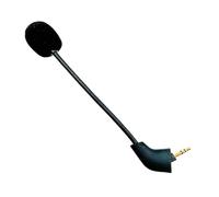 MICMXMO Microphone de rechange 3,5 mm Boom compatible avec Kingston HyperX Cloud 2 II Core Pro Silver X Gaming Casques Mic pour PS4 PS5 Switch Mac PC